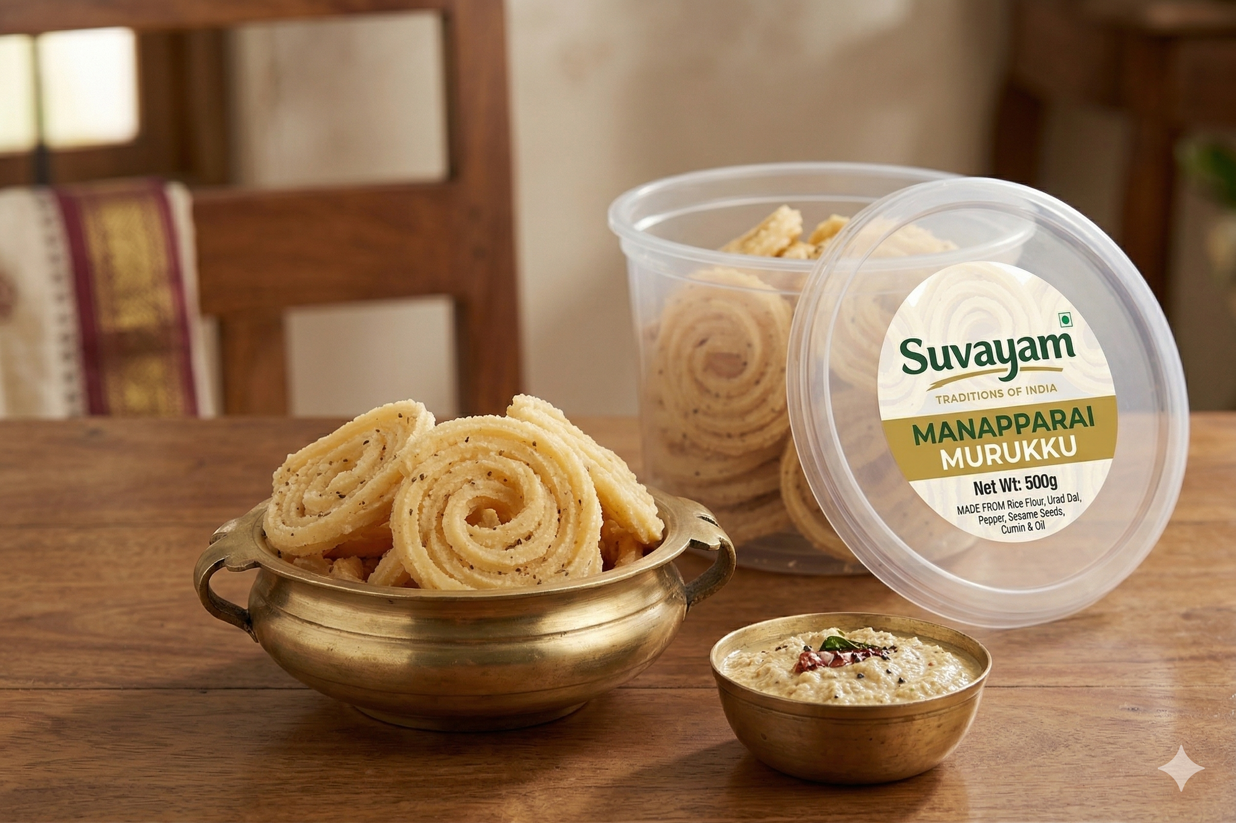 Suvayam Manapparai Murukku - 500g